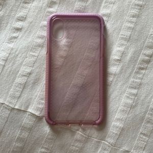 Tech 21 iPhone XS case, used. Light purple.